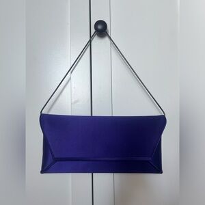 Coast purple satin clutch / handag